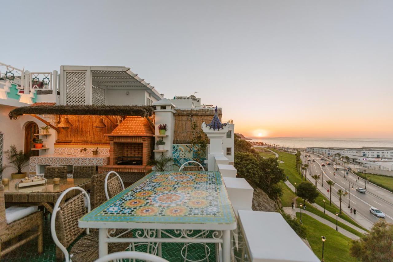Riad Villa With Mediterranean Sea Views Of Spain And Gibraltar Tanger Exteriér fotografie