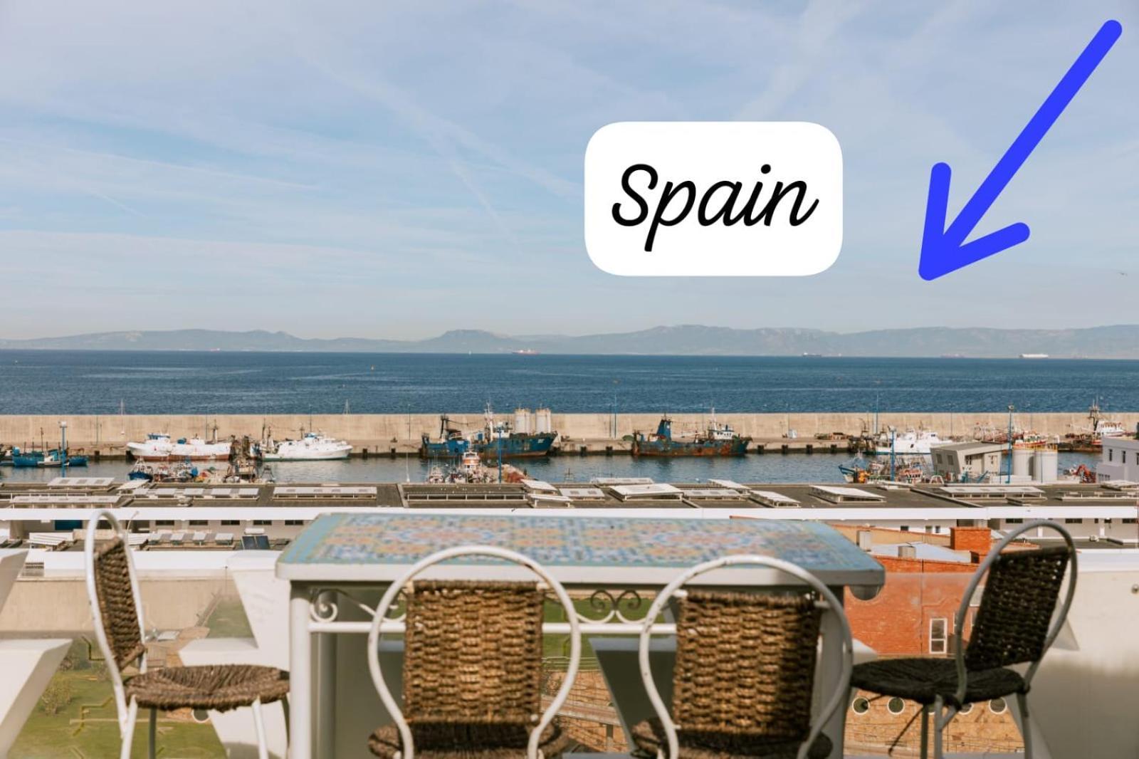 Riad Villa With Mediterranean Sea Views Of Spain And Gibraltar Tanger Exteriér fotografie