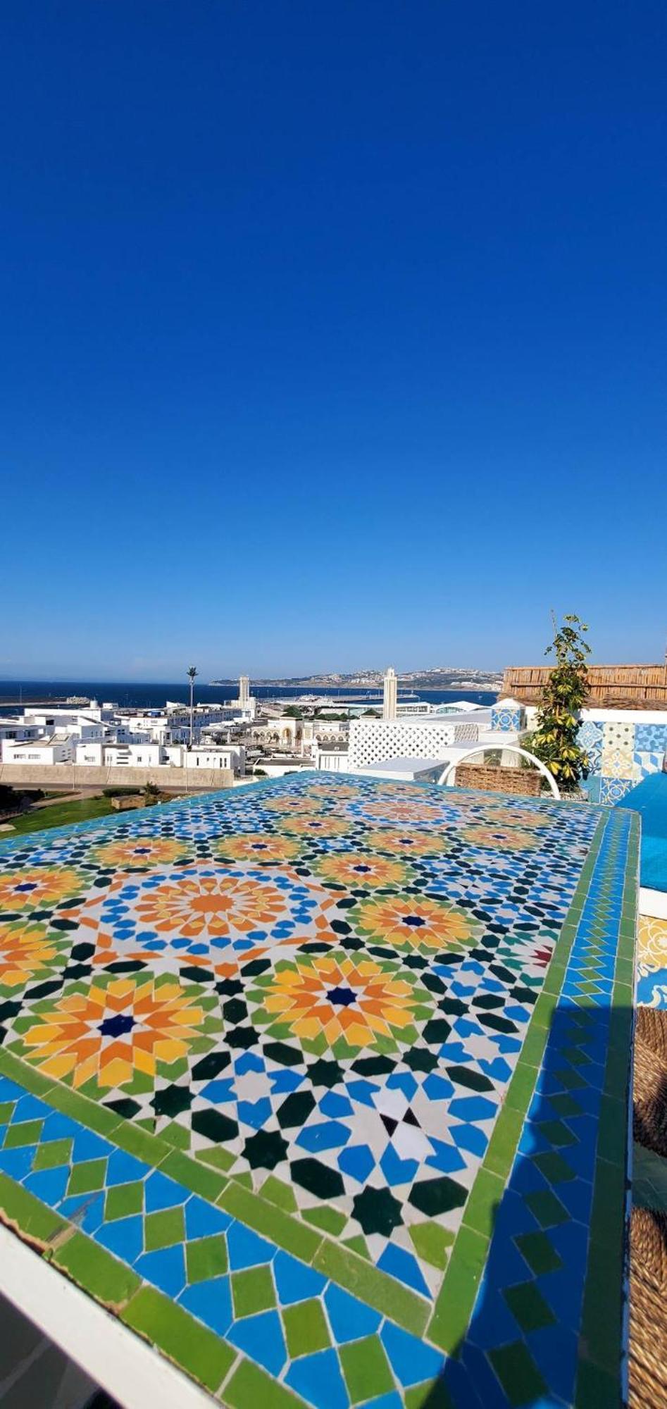Riad Villa With Mediterranean Sea Views Of Spain And Gibraltar Tanger Exteriér fotografie